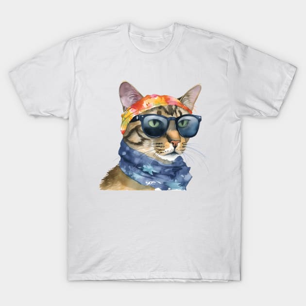 Cool Cat T-Shirt by hazeljane